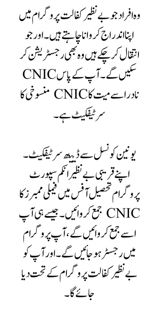Benazir Kafaalat Program 10500 Payment For Ineligible People