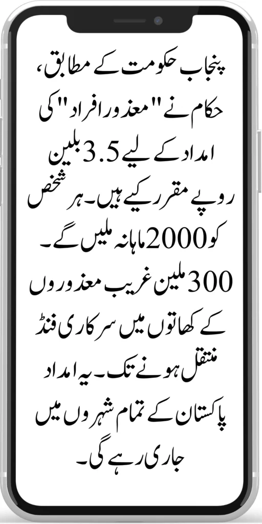 Ehsaas Program Registration For Disabled Persons 2024