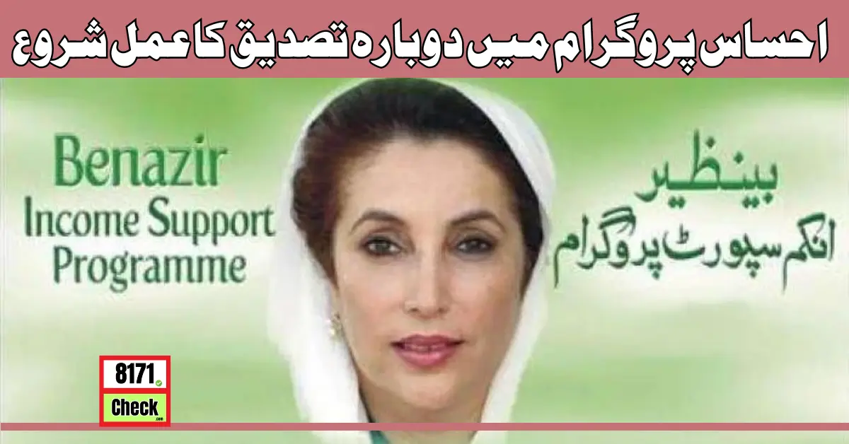 Reverification Process In Ehsaas Program Payment Start In 2024