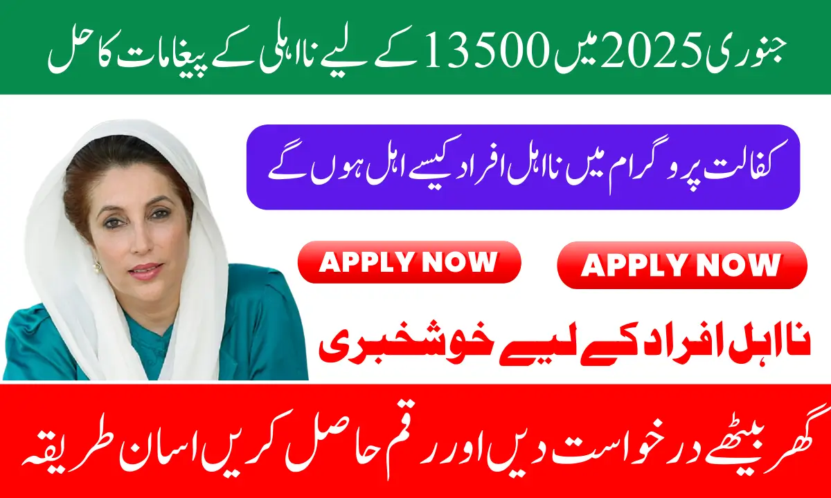 BISP 8171 Disqualification Messages Solution For 13500 In January 2025 Latest Update
