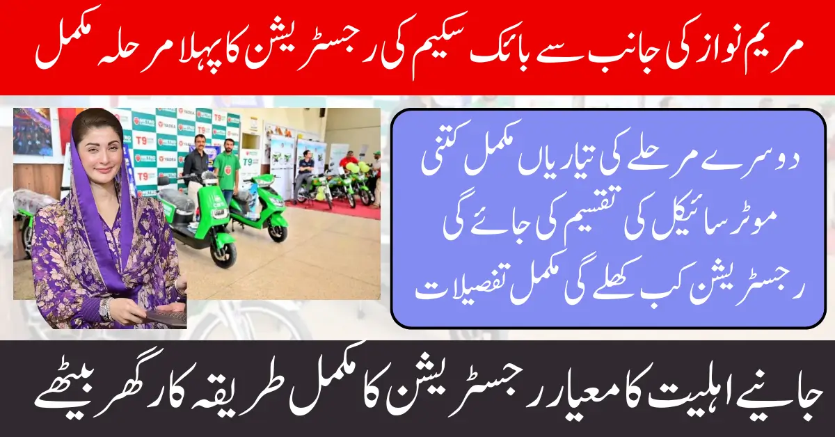 CM Punjab Bikes Scheme 2025 Apply Through Web Portal Know Details Step By Step