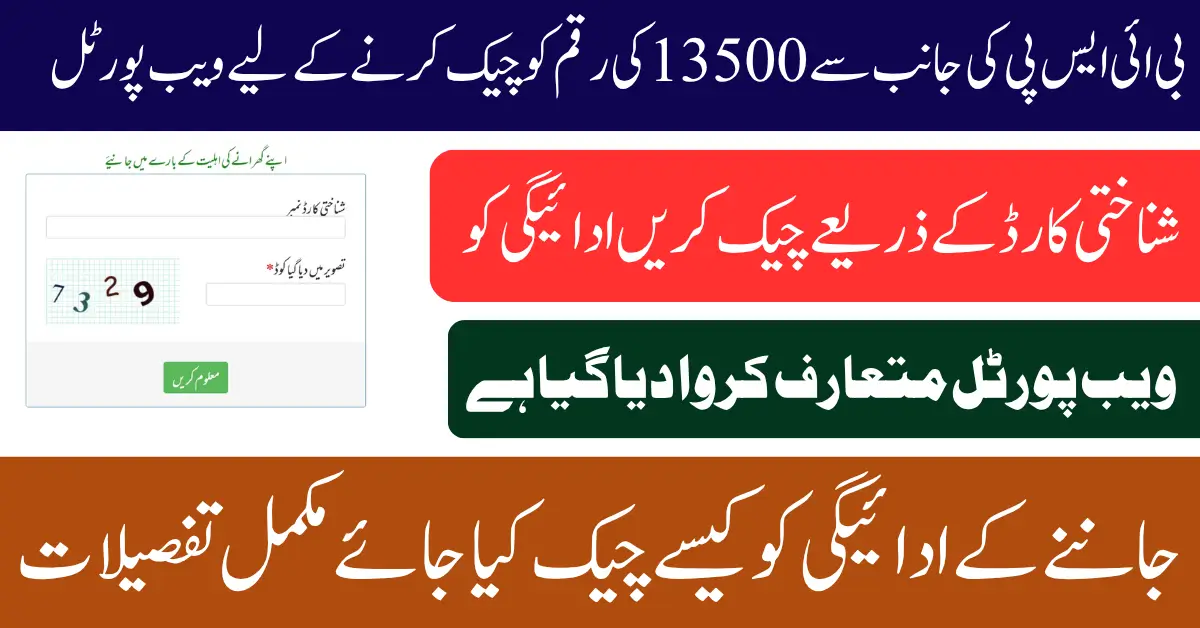 8171 Web Portal 2025 Check Online 13500 And Disbursement Details Full Guide